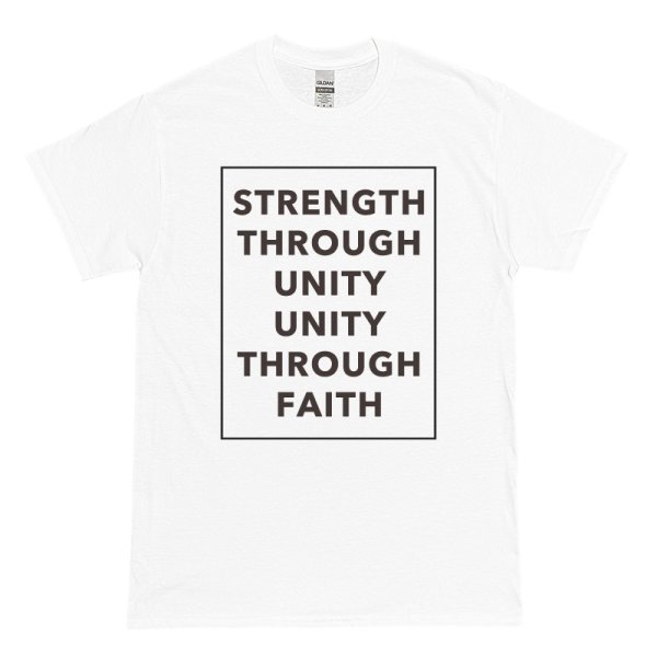 画像1: STRENGTH THROUGH UNITY Tシャツ (WHITE) (1)