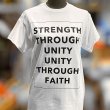 画像2: STRENGTH THROUGH UNITY Tシャツ (WHITE)【メンバー割有】 (2)