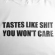 画像2: TASTES LIKE SHIT YOU WON'T CARE HOODIE (WHITE) (2)
