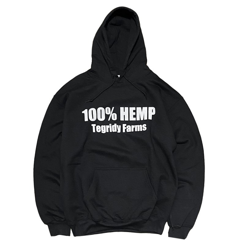 画像1: 【SALE】100% HEMP TEGRIDY FARMS HOODIE (BLACK) (1)