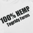 画像2: 【SALE】100% HEMP TEGRIDY FARMS ロングスリーブTシャツ (WHITE) (2)