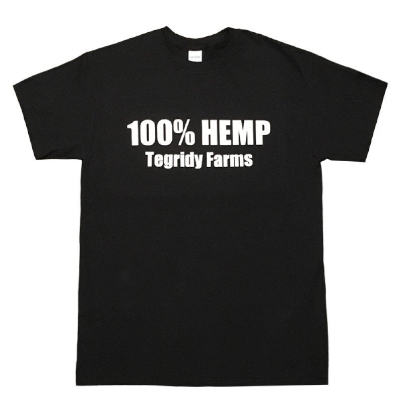 画像1: 100% HEMP TEGRIDY FARMS Tシャツ (BLACK) (1)