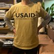 画像4: USAID Tシャツ / LOGO (TAN) (4)