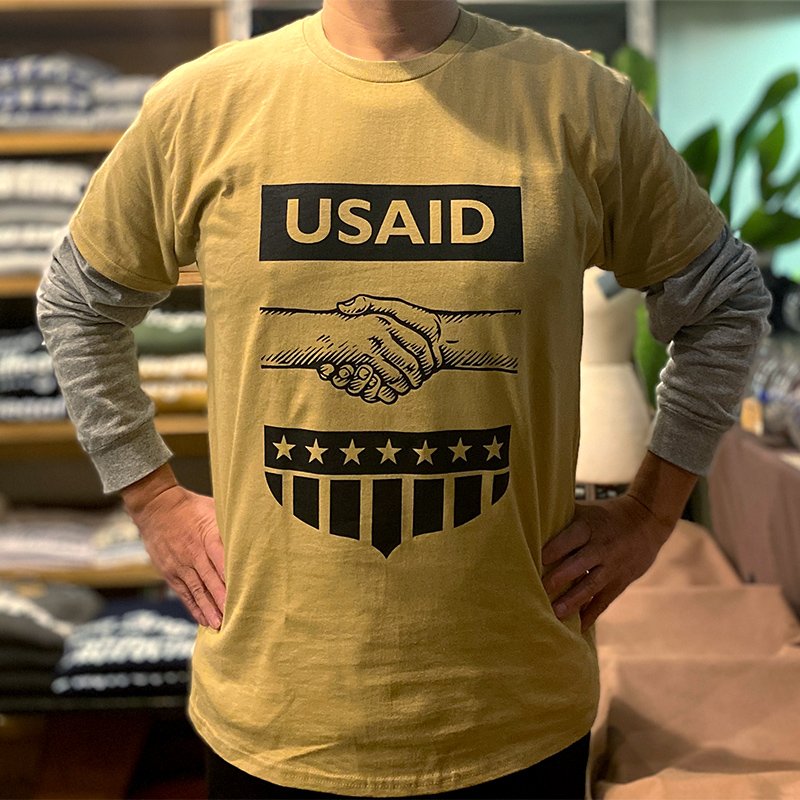 画像3: USAID Tシャツ / SEAL (TAN) (3)