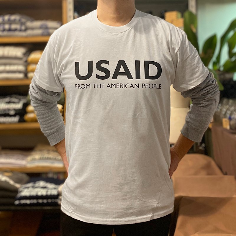 画像4: USAID Tシャツ / LOGO (WHITE) (4)