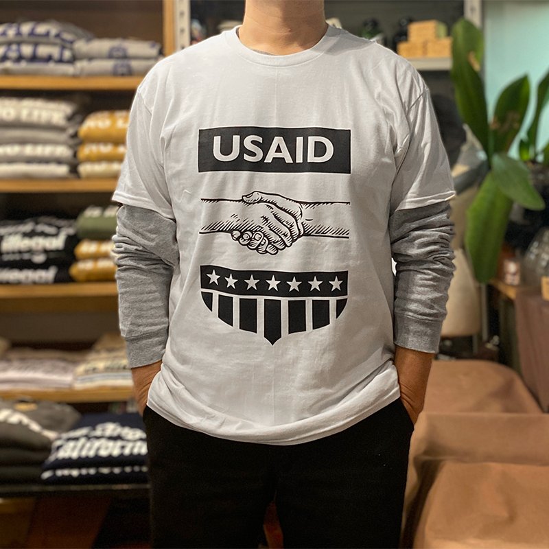 画像3: USAID Tシャツ / SEAL (WHITE) (3)