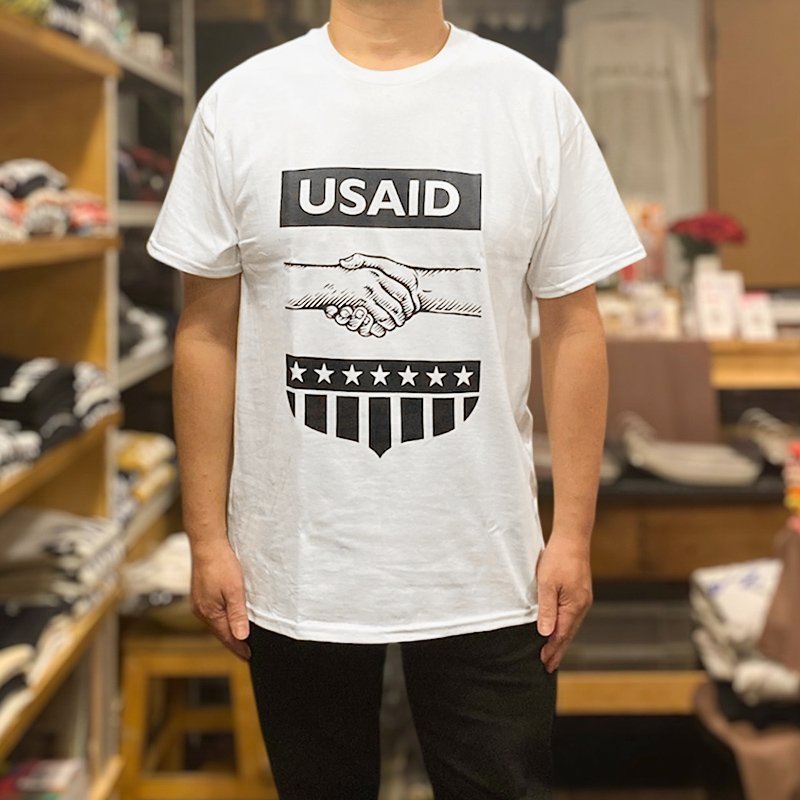 画像2: USAID Tシャツ / SEAL (WHITE) (2)