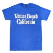 画像1: VENICE BEACH CALIFORNIA Tシャツ (BLUE) (1)