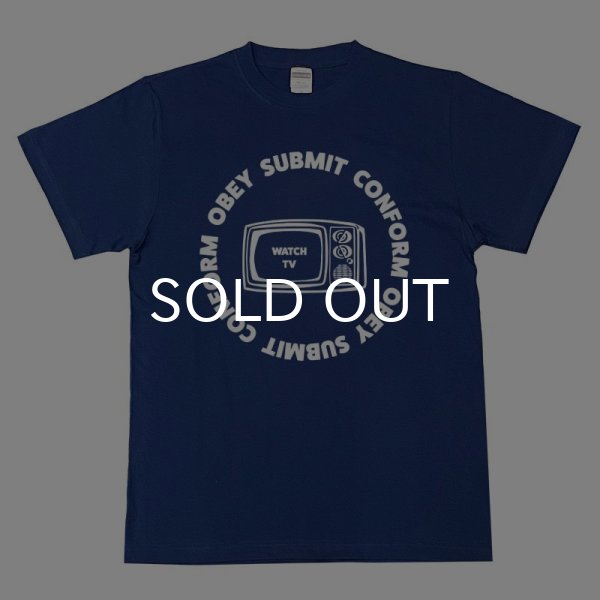画像1: WATCH TV Tシャツ (CLASSIC BLUE) (1)