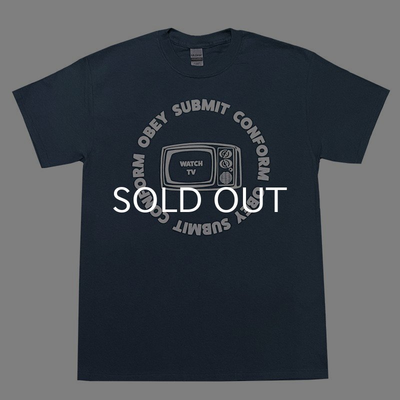 画像1: WATCH TV Tシャツ (BLUE DUSK) (1)