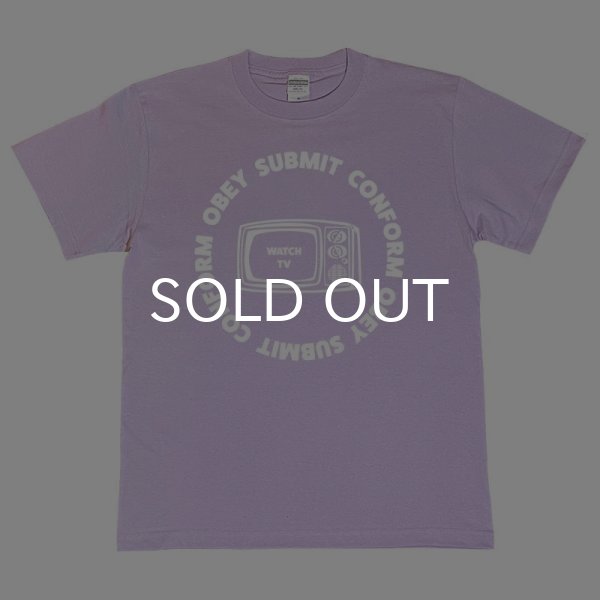 画像1: 【SALE】WATCH TV Tシャツ (LIGHT PURPLE) (1)