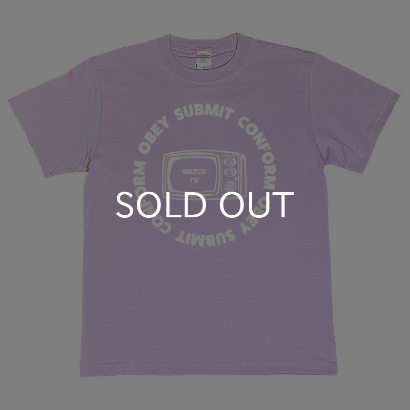 画像1: 【SALE】WATCH TV Tシャツ (LIGHT PURPLE) (1)
