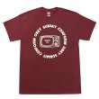 画像1: WATCH TV Tシャツ (MAROON) (1)