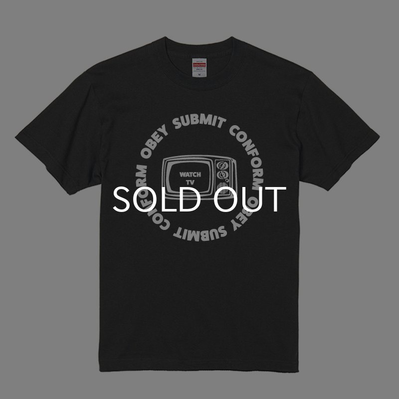 画像4: WATCH TV Tシャツ (SUMI BLACK) (4)