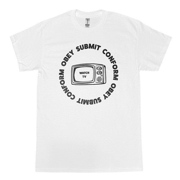 画像1: WATCH TV Tシャツ (WHITE) (1)