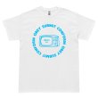 画像1: WATCH TV Tシャツ (WHITE/SAX) (1)