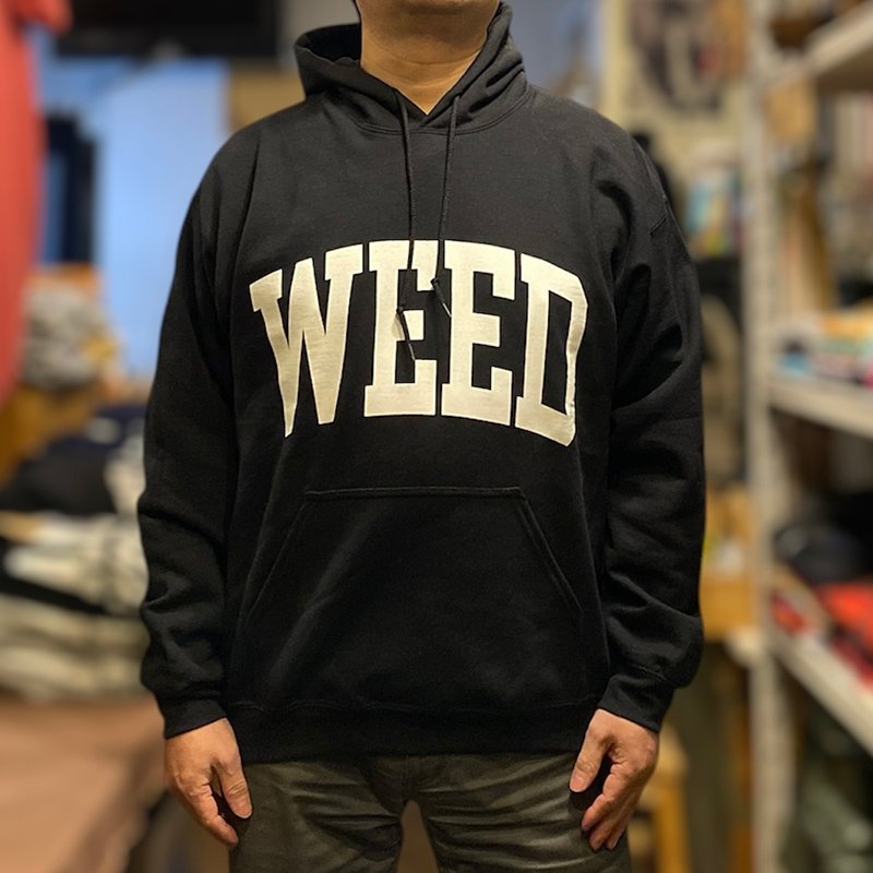 画像2: WEED HOODIE (BLACK) (2)