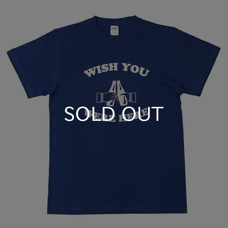 画像1: 【SALE】WISH YOU WERE HERE Tシャツ (CLASSIC BLUE) (1)