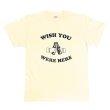 画像1: WISH YOU WERE HERE Tシャツ (FROST YELLOW) (1)