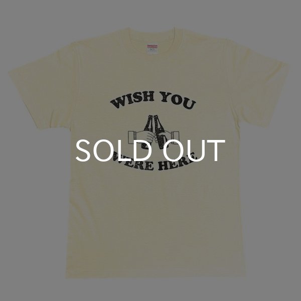 画像1: WISH YOU WERE HERE Tシャツ (FROST YELLOW) (1)