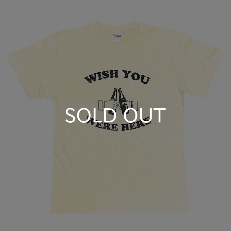 画像1: WISH YOU WERE HERE Tシャツ (FROST YELLOW) (1)