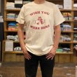 画像5: WISH YOU WERE HERE Tシャツ (NATURAL/BORDEAUX) (5)