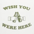 画像2: WISH YOU WERE HERE Tシャツ (WHITE/OLIVE) (2)