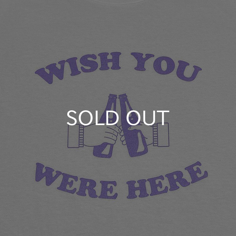 画像2: 【SALE】WISH YOU WERE HERE Tシャツ (WHITE/LAVENDER) (2)