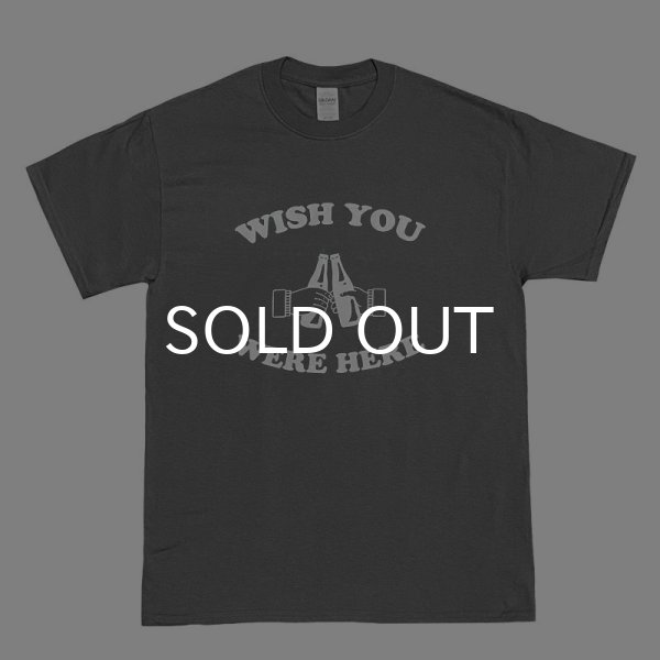 画像1: WISH YOU WERE HERE Tシャツ (CHARCOAL) (1)