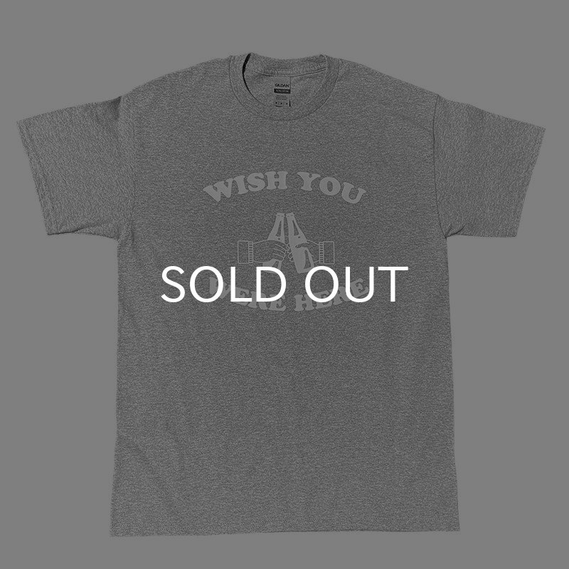 画像1: WISH YOU WERE HERE Tシャツ (GREY) (1)