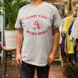 画像4: WISH YOU WERE HERE Tシャツ (HEATHER GREY/BORDEAUX) (4)