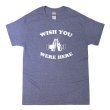 画像1: WISH YOU WERE HERE Tシャツ (HEATHER NAVY) (1)