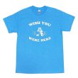 画像1: WISH YOU WERE HERE Tシャツ (HEATHER SAPPHIRE) (1)