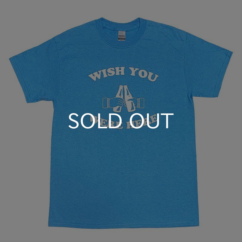 画像1: WISH YOU WERE HERE Tシャツ (HEATHER SAPPHIRE) (1)