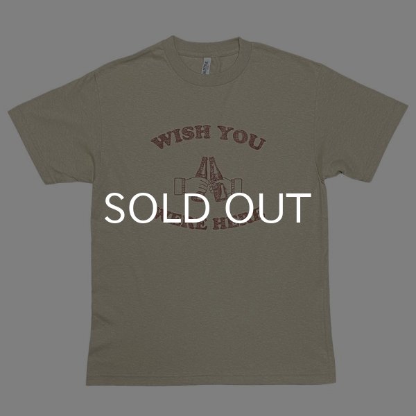 画像1: WISH YOU WERE HERE Tシャツ (SAND/BROWN) (1)