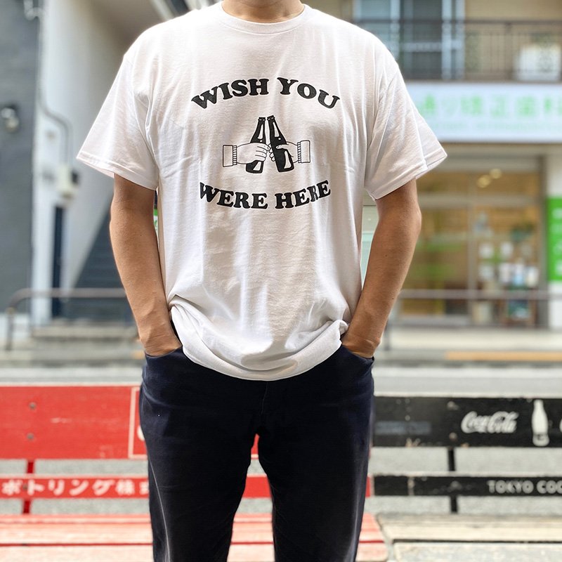 画像3: WISH YOU WERE HERE Tシャツ (WHITE) (3)