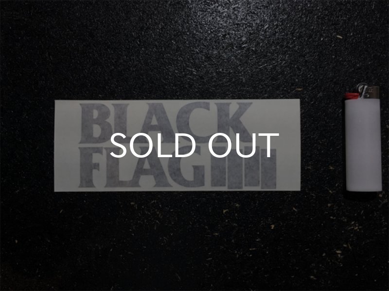 画像1: BLACK FLAG / ステッカー LOGO (LARGE) (1)