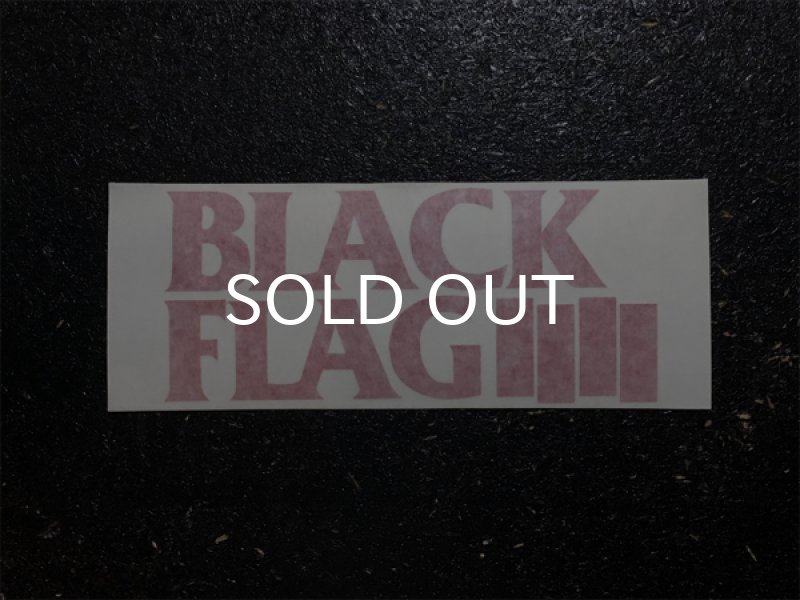 画像2: BLACK FLAG / ステッカー LOGO (LARGE) (2)