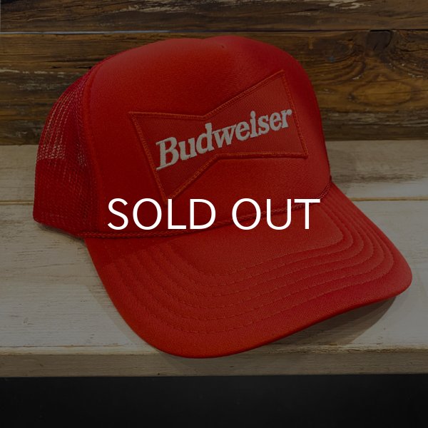 画像1: BUDWEISER TRUCKER CAP (RED) (1)