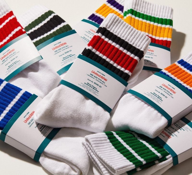 画像1: UNITED ATHLE / SKATER SOCKS(全13色) (1)