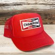 画像1: CHAMPION SPARK PLUG TRUCKER CAP (RED) (1)