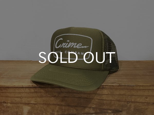 画像1: CRIME / LIGHTNING BOLT CAP (OLIVE) (1)