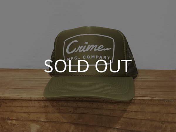 画像2: CRIME / LIGHTNING BOLT CAP (OLIVE) (2)