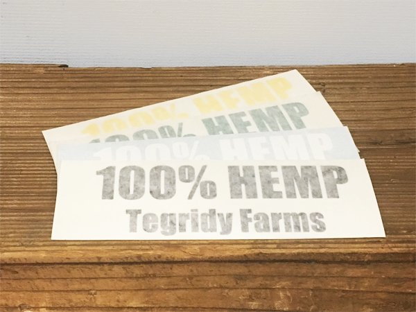 画像1: 100% HEMP TEGRIDY FARMS ステッカー (1)