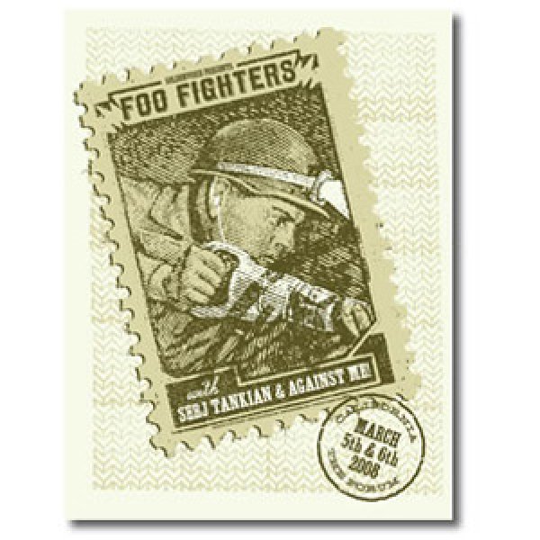 画像1: FOO FIGHTERS ポスター / 2008 CA THE FORUM POSTER (1)