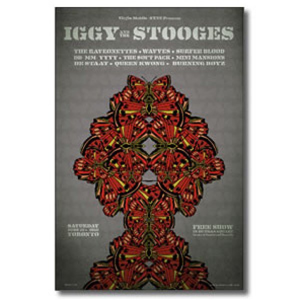 画像1: IGGY POP & THE STOOGES ポスター / 2010 LIVE IN TORONTO POSTER (1)