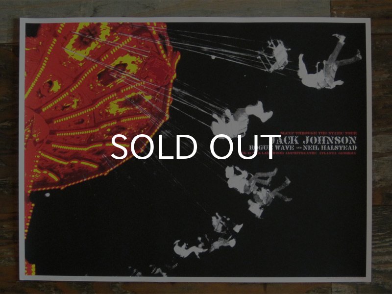 画像1: JACK JOHNSON ポスター / 2008 ATLANTA STTS TOUR POSTER (1)