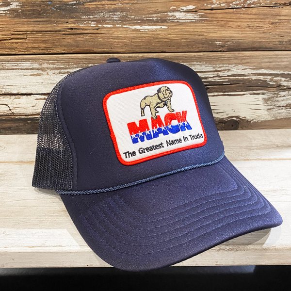 画像1: MACK TRUCKS TRUCKER CAP (NAVY) (1)