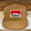 画像2: MARLBORO CORDUROY CAP (CAMEL) (2)