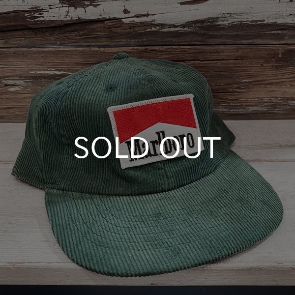 画像1: MARLBORO CORDUROY CAP (GREEN) (1)